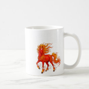 Year Of The Fire Horse Chinese New Year 2026 Zodia Coffee Mug