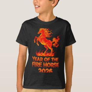 Year Of The Fire Horse, Chinese Zodiac Lunar New Y T-Shirt