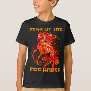 Year Of The Fire Horse Happy Chinese Lunar New Yea T-Shirt