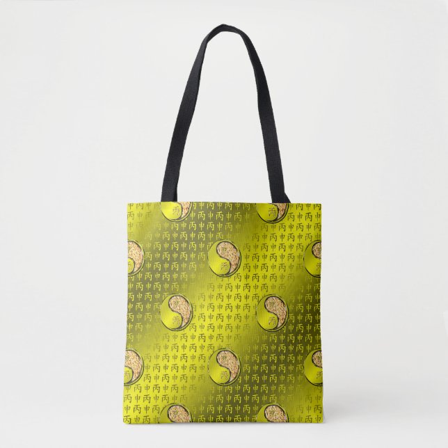 Year of the Fire Monkey Tote Bag (Front)