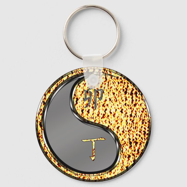 Year of the Fire Rabbit Keychain (Back)