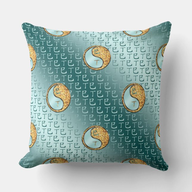 Year of the Fire Snake Throw Pillow (Front)