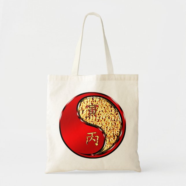 Year of the Fire Tiger Tote Bag (Front)