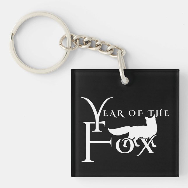Year of the fox keychain (Front)