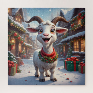 🎄 Year Of The Goat 2027 Christmas Gift Idea 🐐 Jigsaw Puzzle