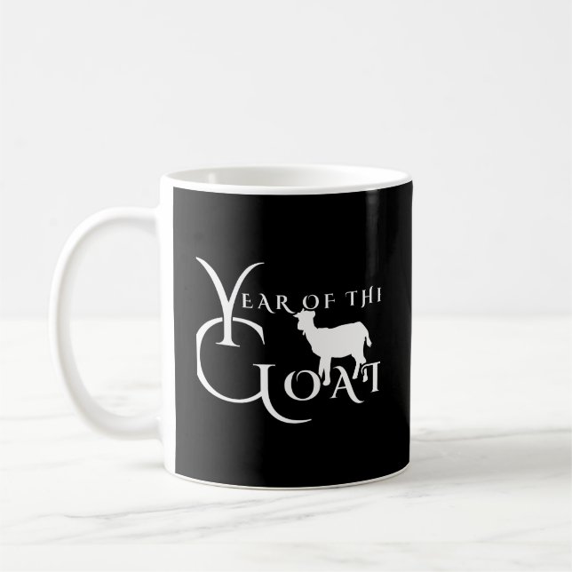Year of the goat coffee mug (Left)