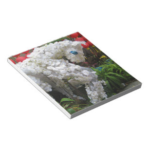 Year of the Horse   春節馬 ... Chinese Flower Topiary Notepad