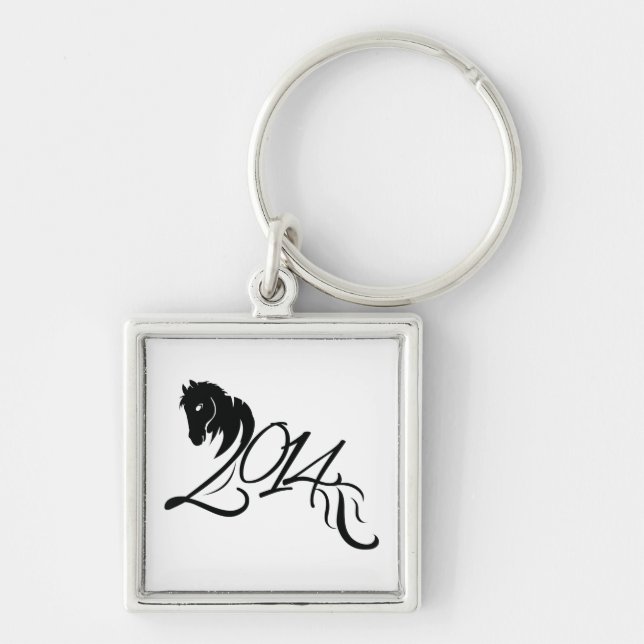 Year of the Horse 2014 Keychain (Front)
