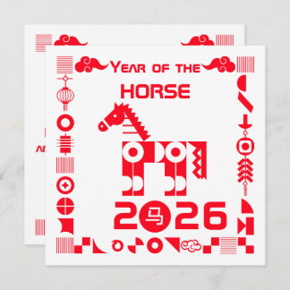 Year of the Horse 2026 Card