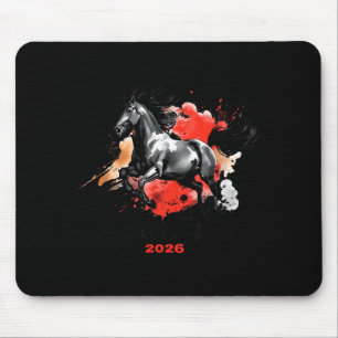 Year Of The Horse 2026 Chinese New Year  Mouse Pad