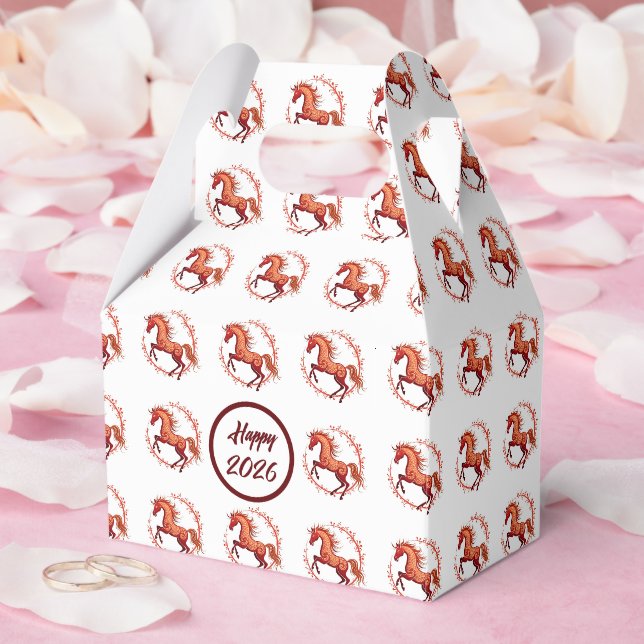 Year of the Horse 2026 Favor Box (Wedding)