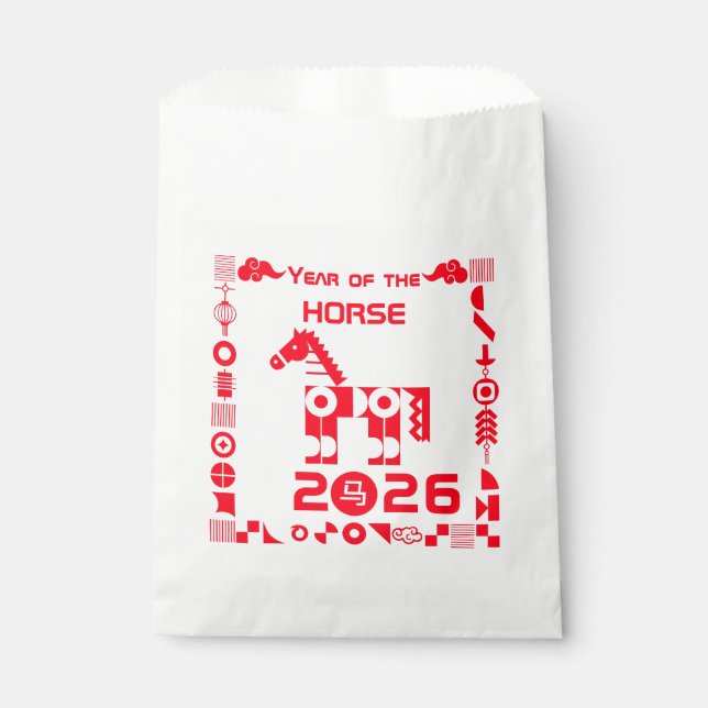 Year of the Horse 2026 Favour Bag (Front)