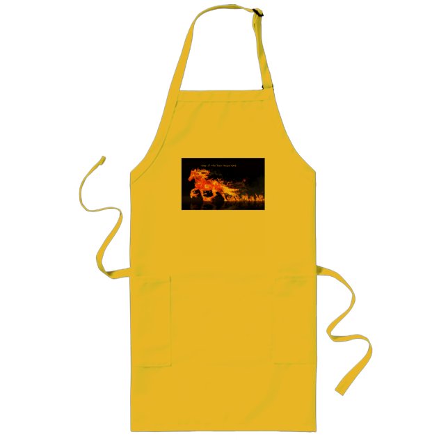 Year of The Horse 2026 (Fire Horse}  Long Apron (Front)
