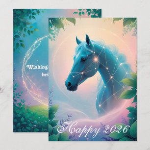 Year of the Horse 2026 Holiday Card