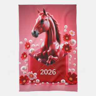 Year of the Horse 2026 Kitchen Towel