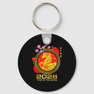 Year Of The Horse 2026 Lunar New Year Chinese Men  Keychain