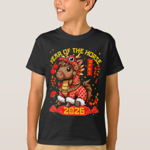 Year Of The Horse 2026 Lunar New Year Chinese New  T-Shirt