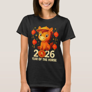 Year Of The Horse 2026 Lunar New Year Chinese New  T-Shirt