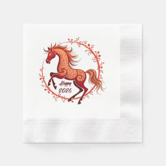 Year of the Horse 2026 Napkin