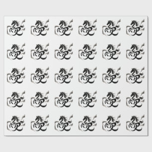 Year of the horse 2026 wrapping paper
