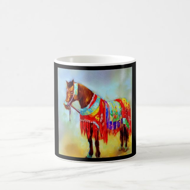 Year of the Horse 5 Coffee Mug (Center)