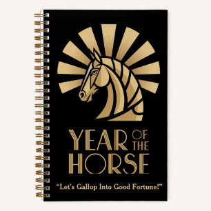 Year of the Horse Chinese Zodiac Notebook