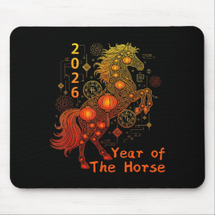 Year Of The Horse Happy Chinese Lunar New Year 202 Mouse Pad