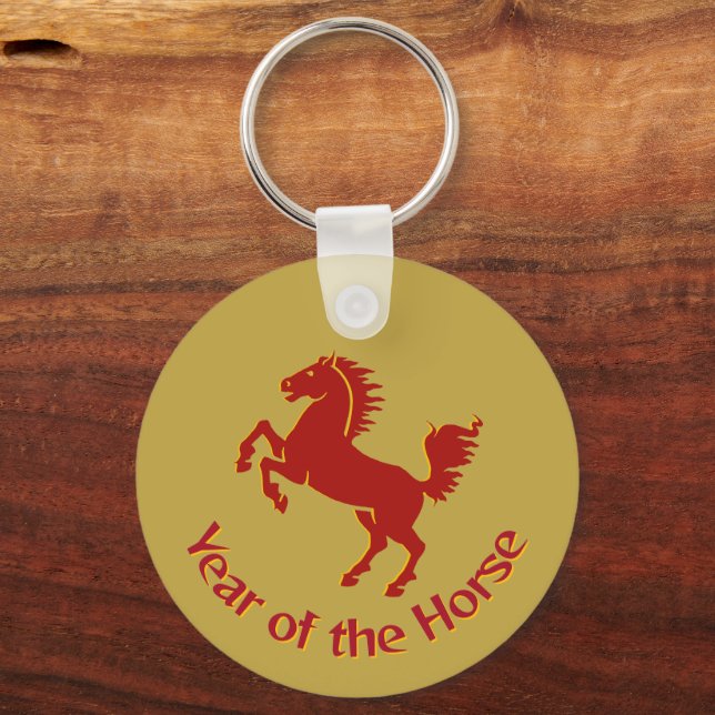 Year of the Horse Keychain (Front)
