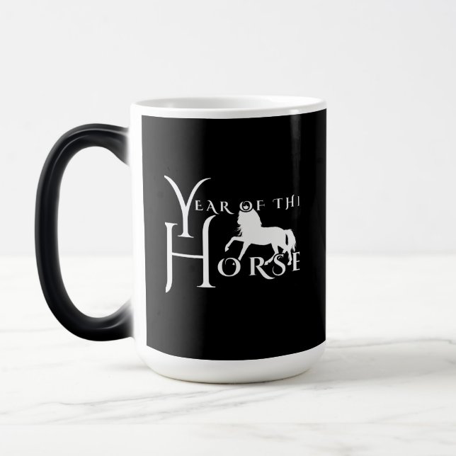 Year of the horse magic mug (Left)
