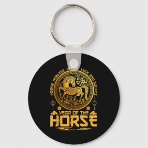 Year Of The Horse Zodiac Happy Chinese Lunar New Y Keychain