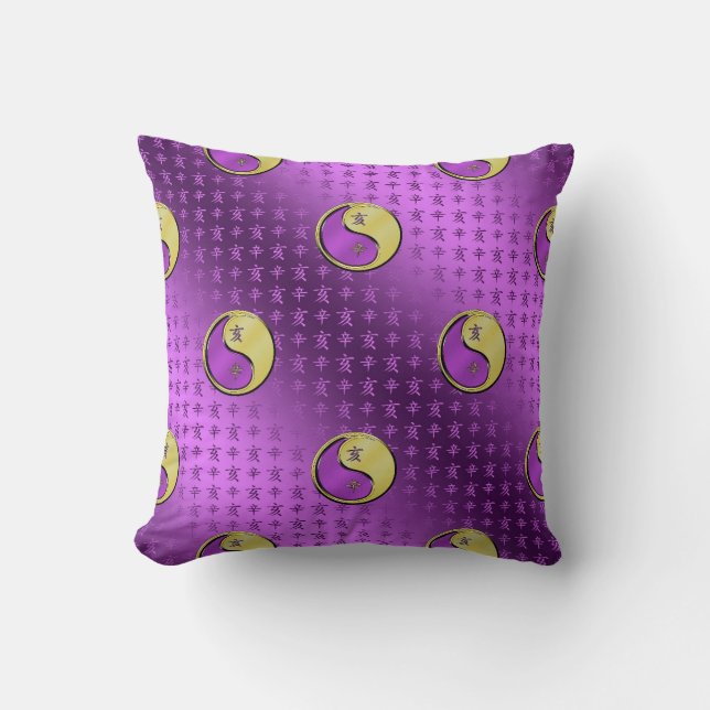 Year of the Metal Boar Throw Pillow (Front)
