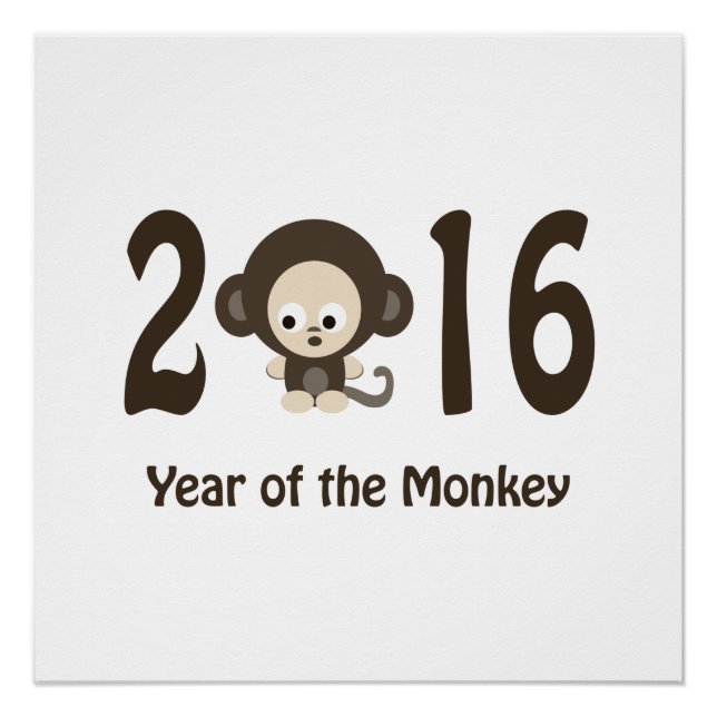 Year of the Monkey 2016 Poster (Front)