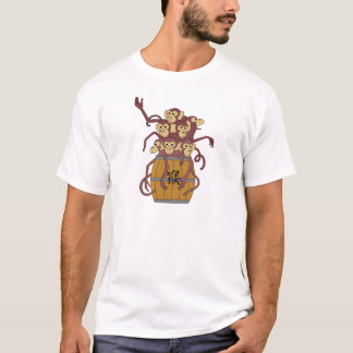 Year of The Monkey Barrel Full of Monkeys T-Shirt