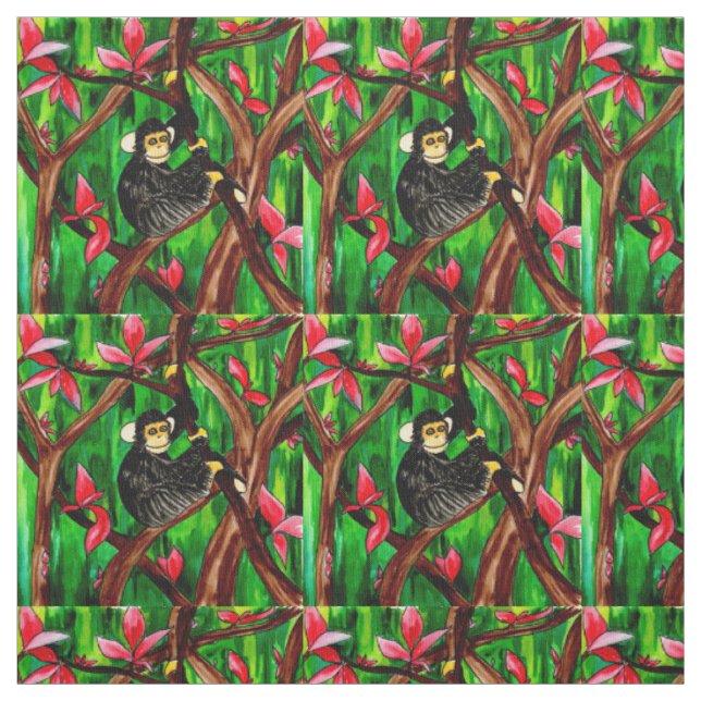 Year of the Monkey fabric (Swatch)