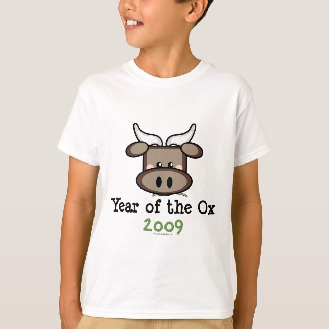 Year Of The Ox 2009 Kids Sweatshirt T-Shirt (Front)