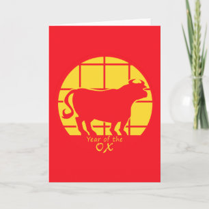 Year of the Ox Card