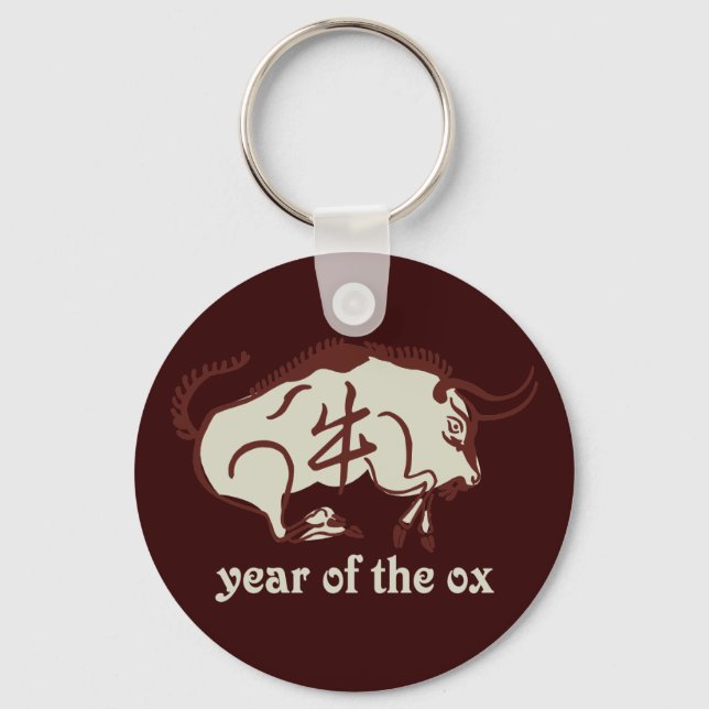 year of the ox keychain (Front)