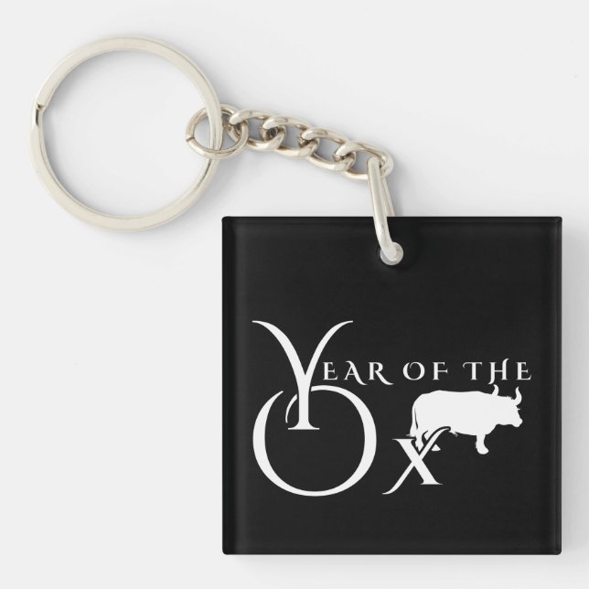 Year of the ox keychain (Front)