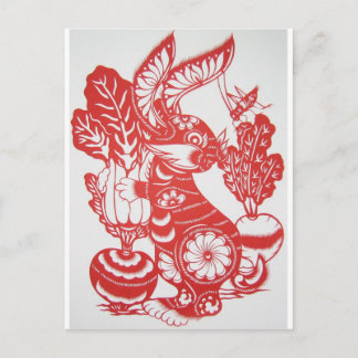 Year of the Rabbit 2011 Holiday Postcard