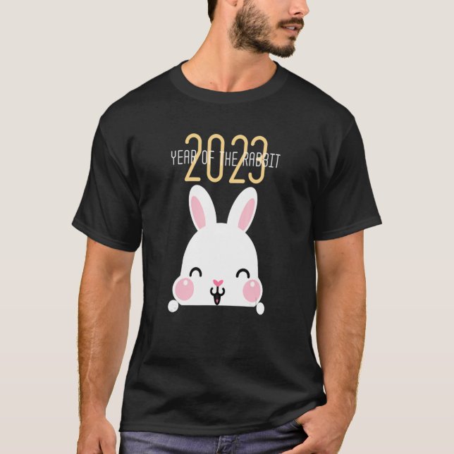 Year Of The Rabbit 2023 Chinese Zodiac Lunar New Y T-Shirt (Front)