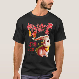 Year Of The Rabbit 2023 Happy Lunar New Year Chine T-Shirt