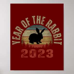 YEAR OF THE RABBIT 2023  POSTER