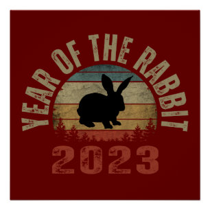 YEAR OF THE RABBIT 2023 POSTER