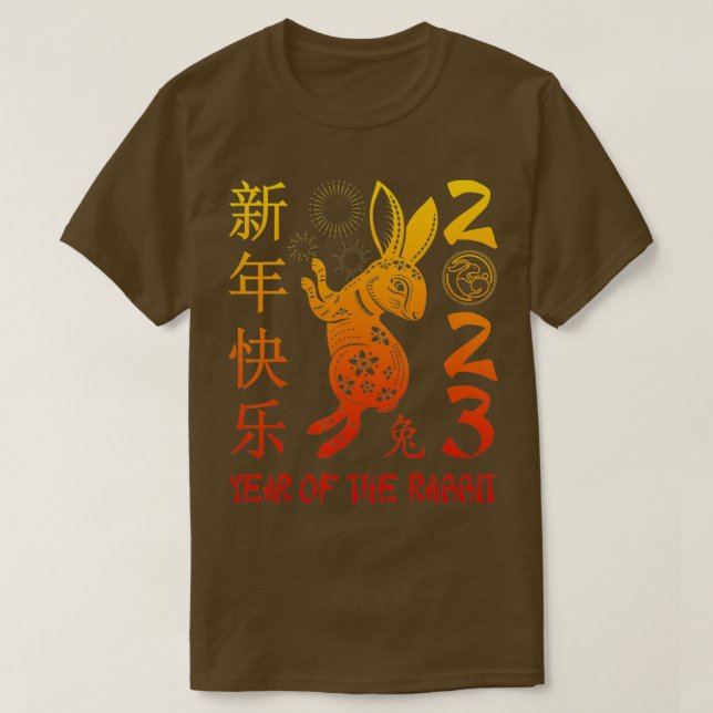 Year Of The Rabbit 2023 Tshirt Chinese New Year 20 (Design Front)