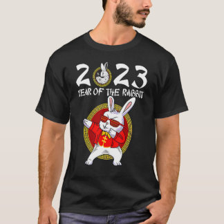Year Of The Rabbit 2023 Zodiac Chinese New Year 20 T-Shirt