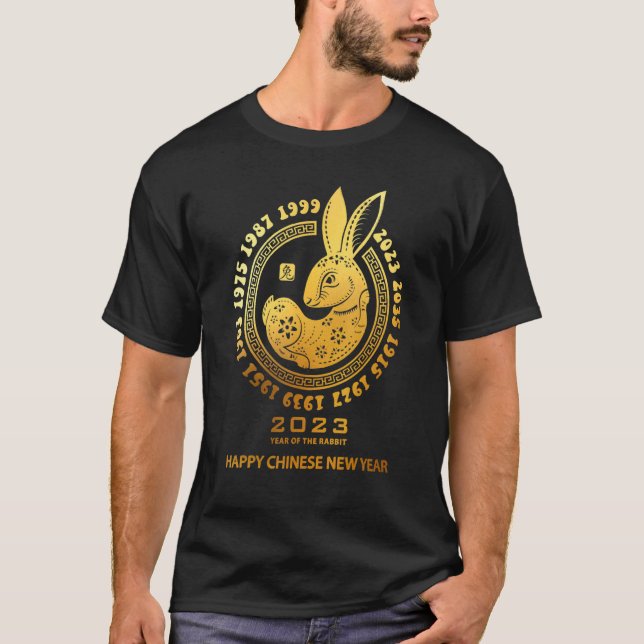 Year of the Rabbit - Chinese Zodiac NEW YEAR 2023 T-Shirt (Front)