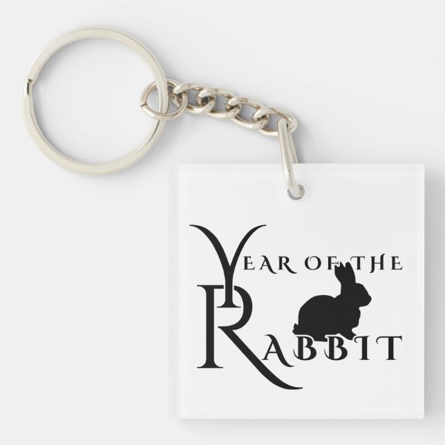 Year of the rabbit keychain (Front)