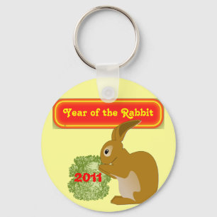 year of the rabbit keychain