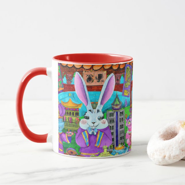 Year of the rabbit mug (With Donut)