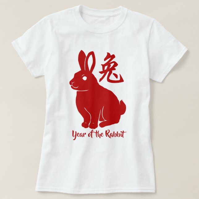 Year Of The Rabbit T-Shirt (Design Front)